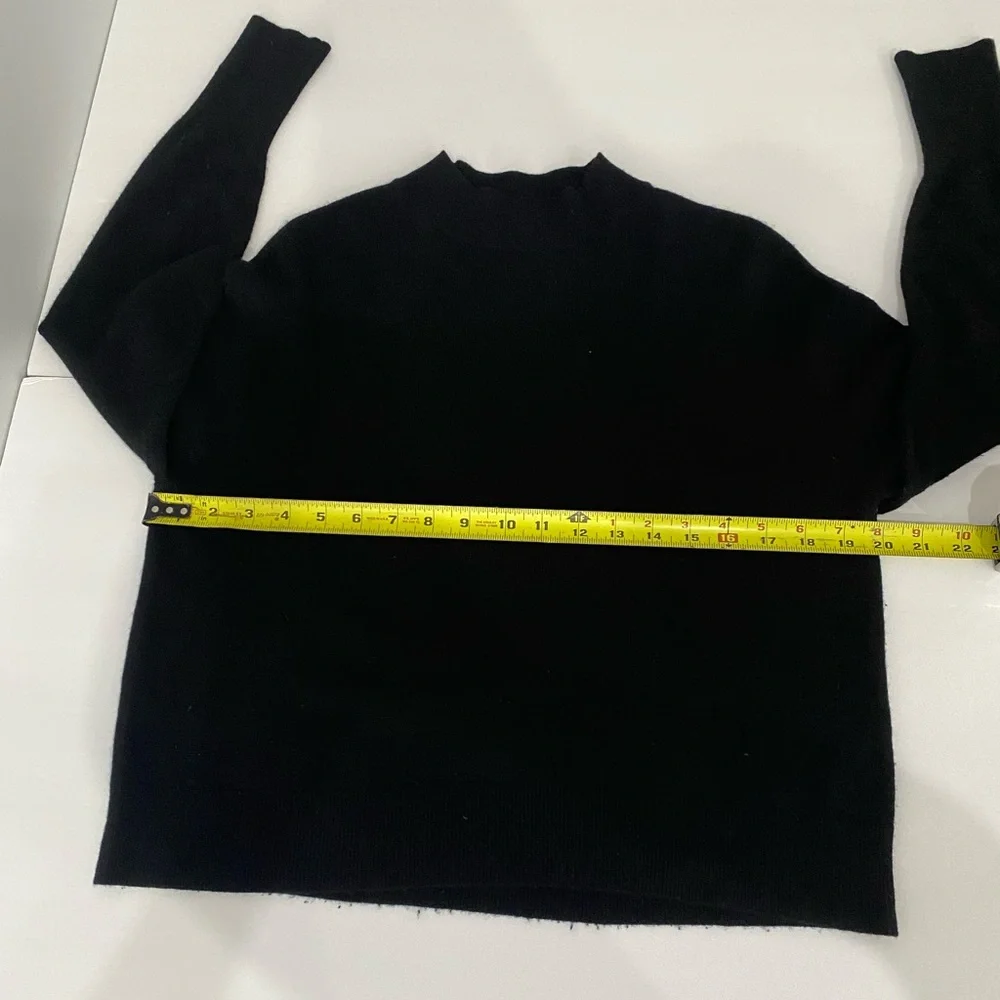 Everlane 100% Cashmere Sweater Black Size S - Picture 5 of 6